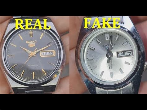 seiko quartz watch spot a fake|counterfeit seiko watches.